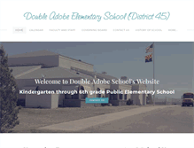 Tablet Screenshot of doubleadobeschool.org